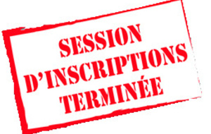 Fin des inscriptions