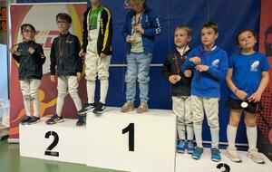 Podium Départemental du 11/04/2026
Fleuret M9
3eme : Eve-Marie Besse et Clarence Gouin