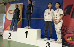 Podium Départemental du 11/04/2026
Fleuret M11
3eme : Alice Thomas et Courtney Bourreau