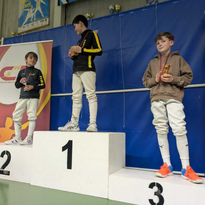 Compétition départementale Avril 2026 - Classement Général du Championnat Départemental 2025-2026
Fleuret M11
3e : Raphaël Samain